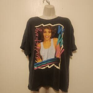 Retro Style Whitney Houston T-Shirt XL